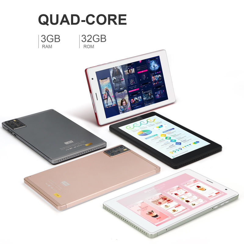 C fikir 7 Inch Tablet PC 1024x600 IPS Ekran Dokunmatik Ekran 3GB ROM + 32GB RAM Dört çekirdekli İşlemci Duyarlı CM520