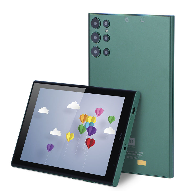 C fikir 8 Inch Smart Tablet PC Şok geçirmez hali ile 128GB ROM 800x1280 IPS Dokunmatik Ekran Ekranı Okuma için Yeşil CM822