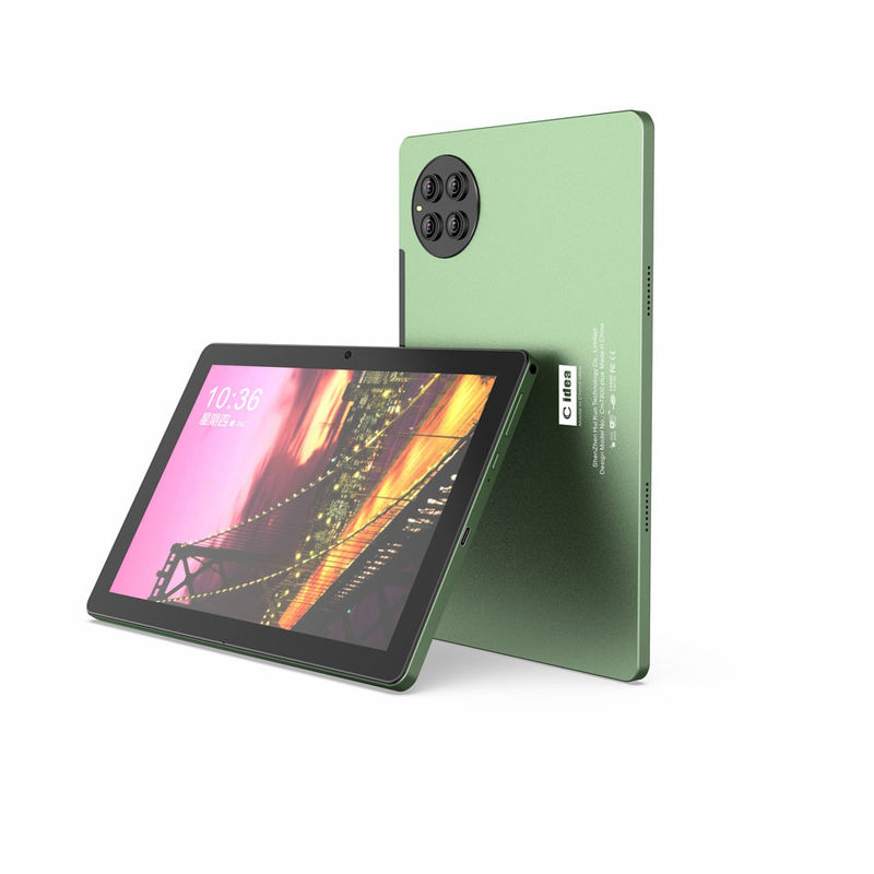 C fikir Android Tablet Yeşil 10 Inç 8MP + 13MP Kameralar 8GB RAM Yetişkinler Oyun Tableti CM7800