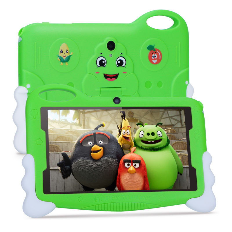 C fikir Çocuklar Öğrenci Çalışma Tablet 7 Inç Tatlı Uzun Pil Süresi 32GB Depolama 2MP + 5MP Çift Kamera CM90 Yeşil