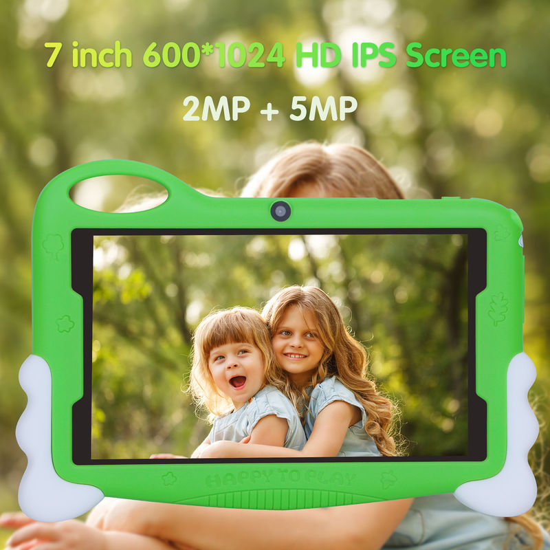 C fikir Çocuklar Öğrenci Çalışma Tablet 7 Inç Tatlı Uzun Pil Süresi 32GB Depolama 2MP + 5MP Çift Kamera CM90 Yeşil