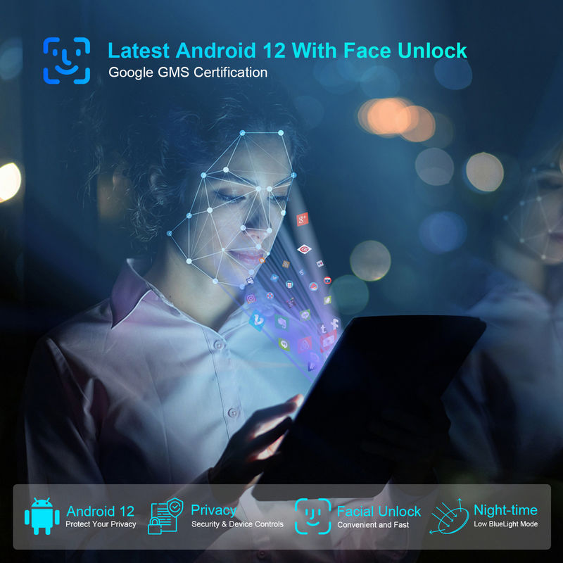 C fikir 3GB RAM 64GB ROM 10 Inch Android Tablet PC 512GB Genişlet HD IPS Ekranı CM9000 Uzay Gri