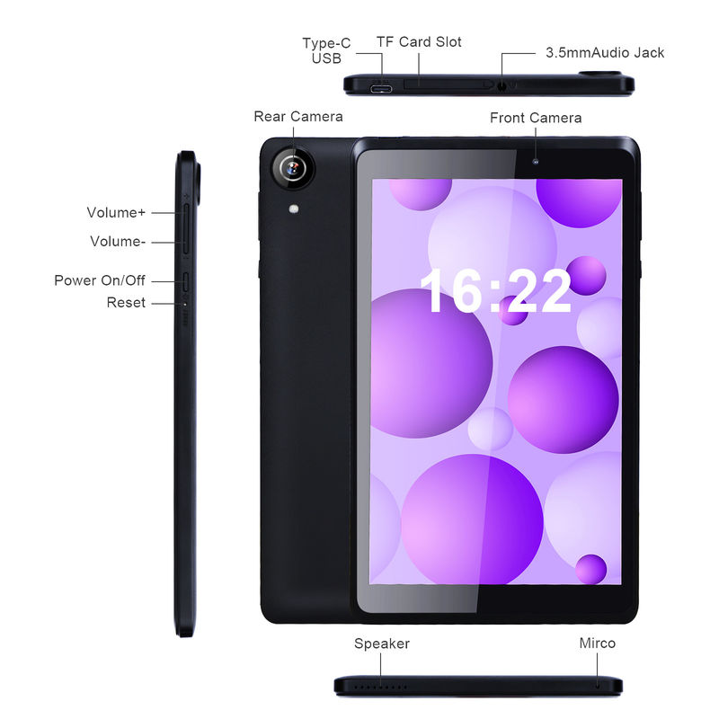 C fikir Taşınabilir 8 Inç Tablet Android 13 Mavi Işık Ekranlı WiFi 32GB + 64GB Genişletilmiş HD IPS CM825