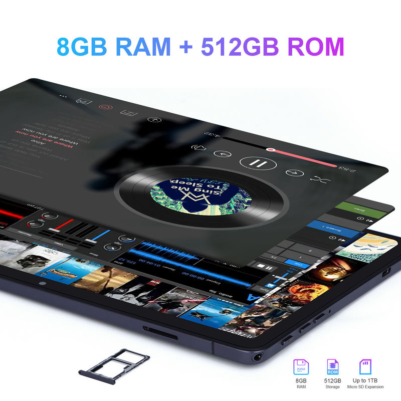 C fikir Büyük Ekran 8GB RAM 512GB ROM 10 Inch Klavye CM8500 ile Tablet PC
