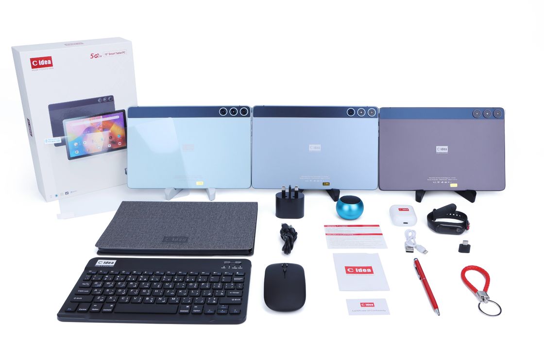 C Idea SIM Destek 8GB RAM 512 ROM Klavye ve 2 CM8500 ile Öğrenciler için Eğitim Tableti