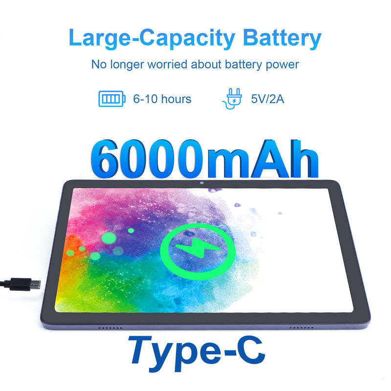 C Idea Çift Kameralı Android Tablet 6000mAh Google Sertifikalı 10.1 Inç Tablet P1200