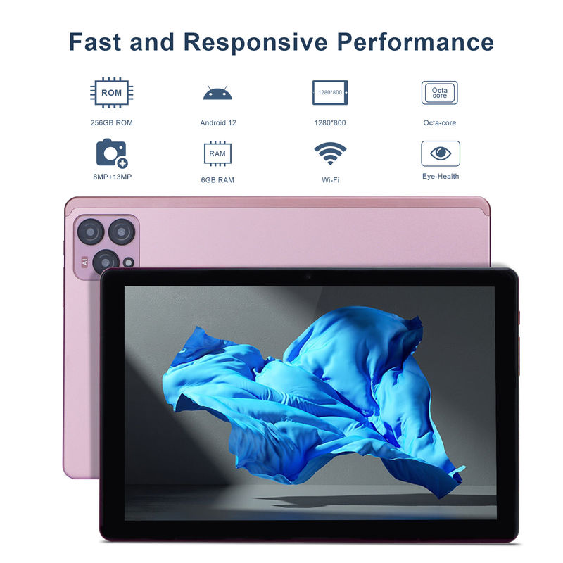 C fikir 10 inç Android 12 Tablet 8GB RAM 256GB ROM Model CM8000PLUS Pembe