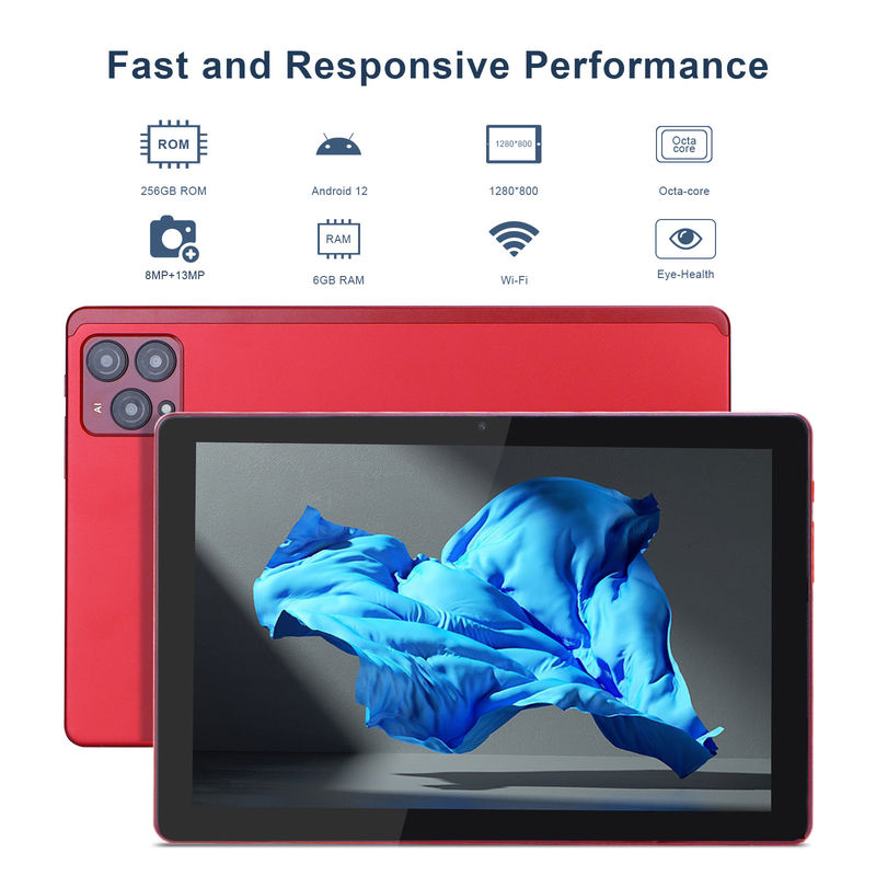 C fikir 10 inç Android 12 Tablet 8GB RAM 256GB ROM Model CM8000PLUS Kırmızı
