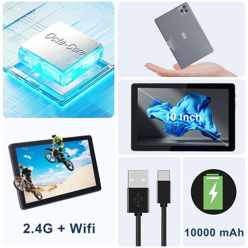 C fikir 10 inç Android 12 Tablet 8GB RAM 256GB ROM Model CM8000PLUS Gri