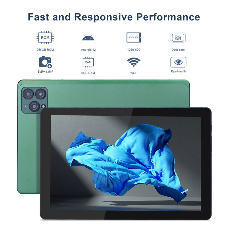 C fikir 10 inç Android 12 Tablet 8GB RAM 256GB ROM Model CM8000PLUS Yeşil