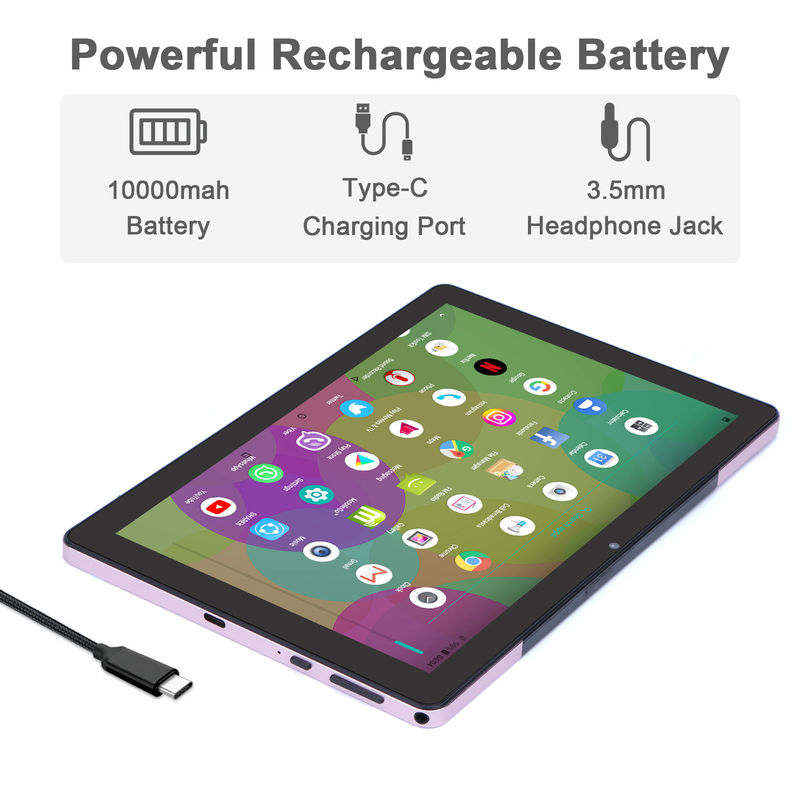 C fikir 9.7 inç Android 12 Tablet 8GB RAM 512GB ROM Model CM7800 Pembe
