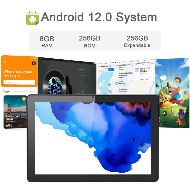 C fikir 9.7 inç Android 12 Tablet 8GB RAM 512GB ROM Model CM7800 Siyah