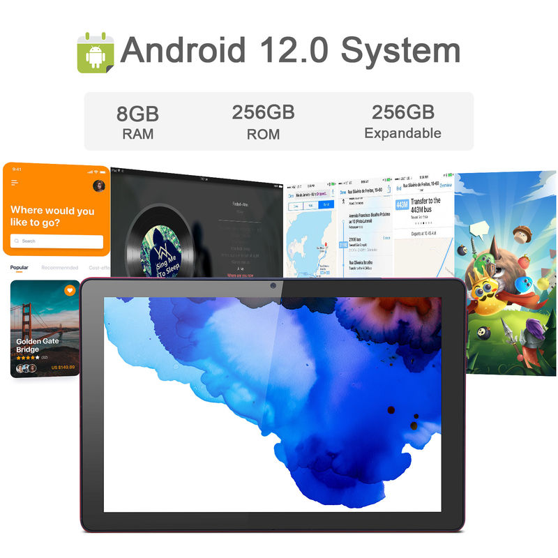 C fikir 9.7 inç Android 12 Tablet 8GB RAM 512GB ROM Model CM7800 Kırmızı