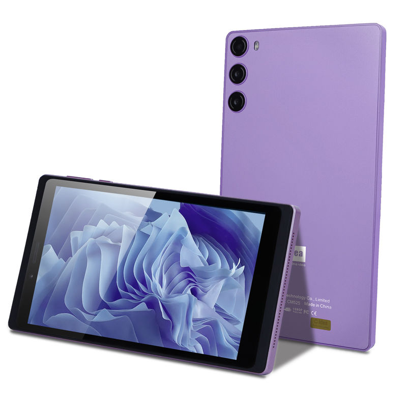 C fikir 7 inç 6+128GB 6000mAh Android Tablet PC SIM ile Öğrenciler için CM525 Mor