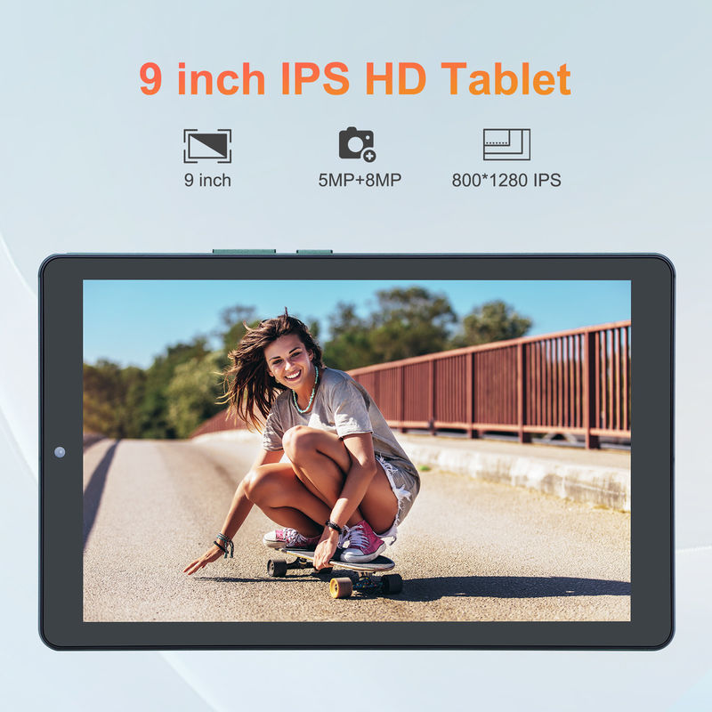 C fikir 9 inçlik Android 12 Tablet 8GB RAM 512GB ROM 5MP + 8MP SIM ile çift kamera WIFI Tablet CM915 (Yeşil)