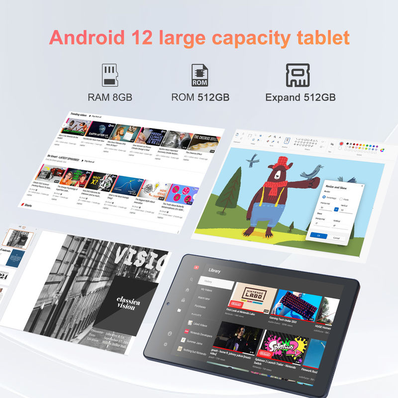 C fikir 9 inçlik Android 12 Tablet 8GB RAM 512GB ROM 5MP + 8MP Çift Kameralı WIFI Tablet SIM CM915 (Gri) ile