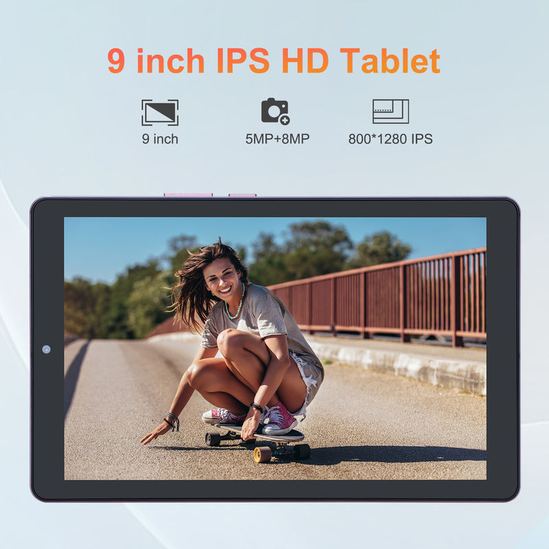 C fikir 9 inçlik Android 12 Tablet 8GB RAM 512GB ROM 5MP + 8MP Çift Kameralı WIFI Tablet SIM CM915 ile (Pinki)