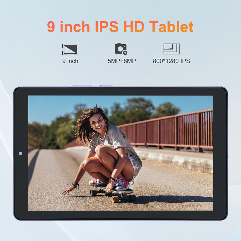 C fikir 9 inçlik Android 12 Tablet 8GB RAM 512GB ROM 5MP + 8MP Çift Kameralı WIFI Tablet SIM CM915 (Purple) ile