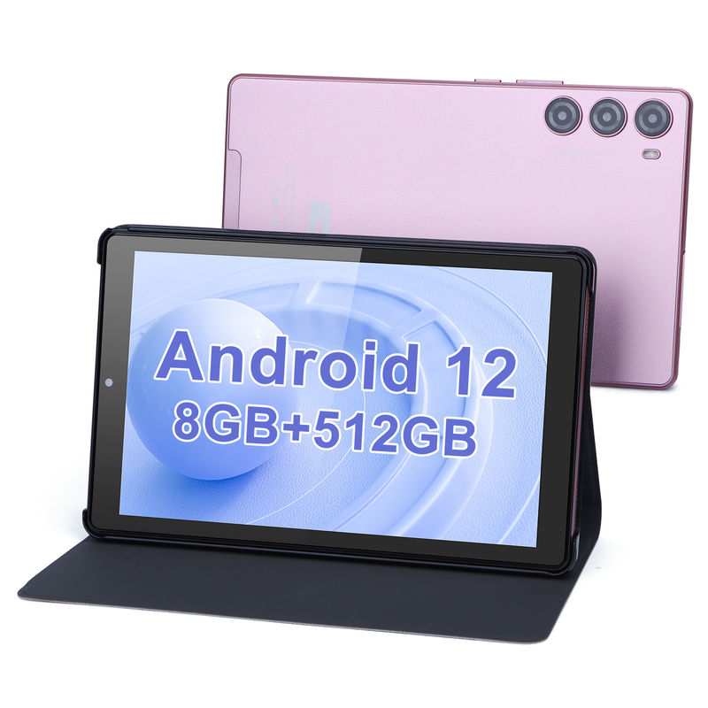 C fikir 9 Inch Tablet PC WIFI 2.4G/5G 800x1280 IPS Ekranı Android Tablet Telefon Çağrısı Desteği Çift Kamera ile ((Pink)