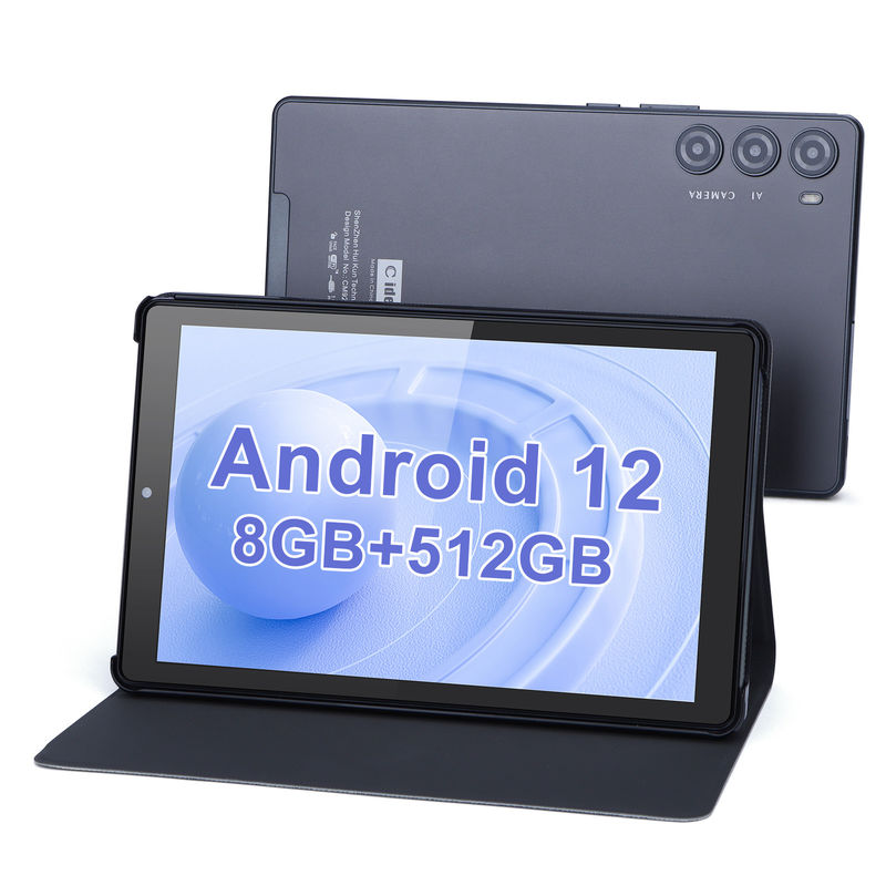 C fikir 9 Inch Tablet PC WIFI 2.4G/5G 800x1280 IPS Ekranı Android Tablet Telefon Çağrı Desteği Çift Kamera ile ((Grey)