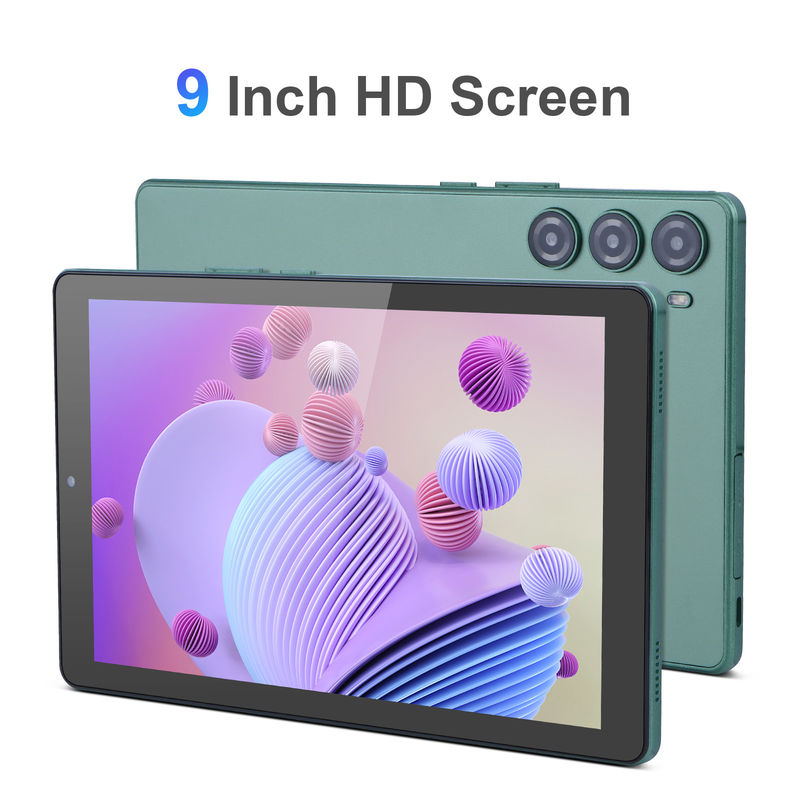C fikir 9 Inch Tablet PC WIFI 2.4G/5G 800x1280 IPS Ekranı Android Tablet Telefon Çağrı Desteği Çift Kamera ile ((Yeşil)