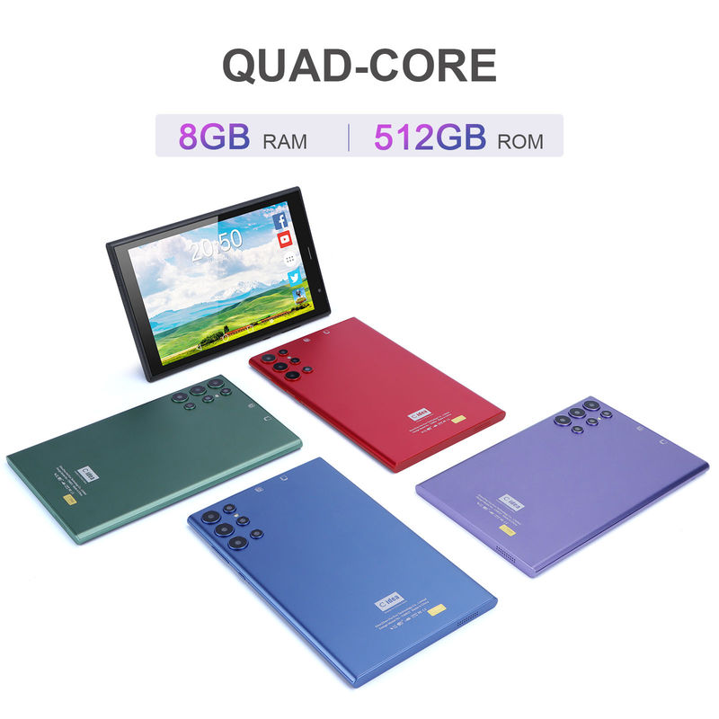 C fikir 8 inçlik Android Tablet PC 8GB RAM 512GB ROM Quad Core 800*1280 HD WIFI/SIM Kartlı Tabletler CM822 (Siyah)