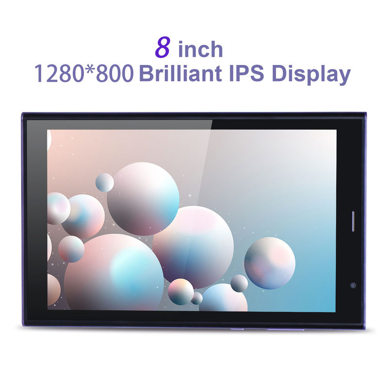 C fikir 8 inçlik Android Tablet PC 8GB RAM 512GB ROM Quad Core 800*1280 WIFI/SIM Kartı ile HD Tabletler CM822 (Purple)