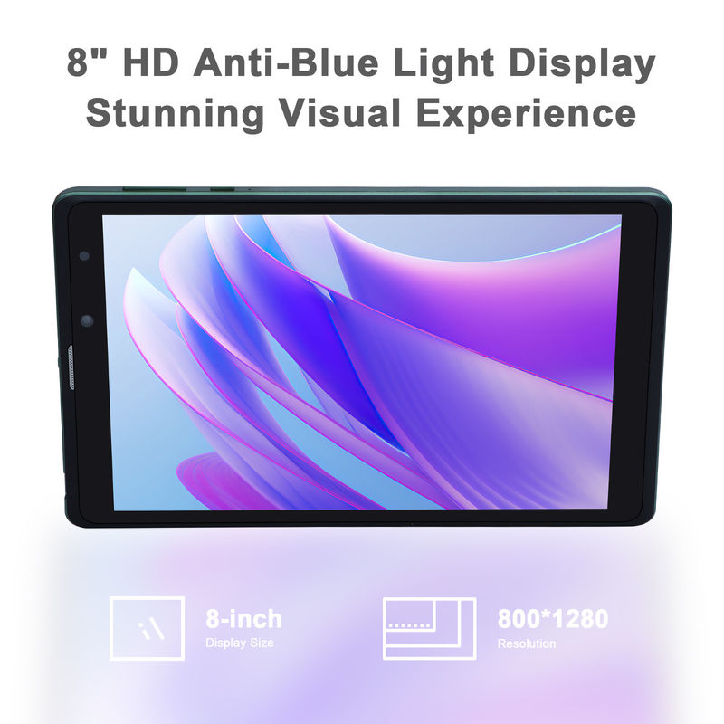 C fikir 8 inç Android Tablet PC Üretici Android 12 Quad Core 8GB + 512GB Depolama IPS HD Ekran CM835 ((yeşil)