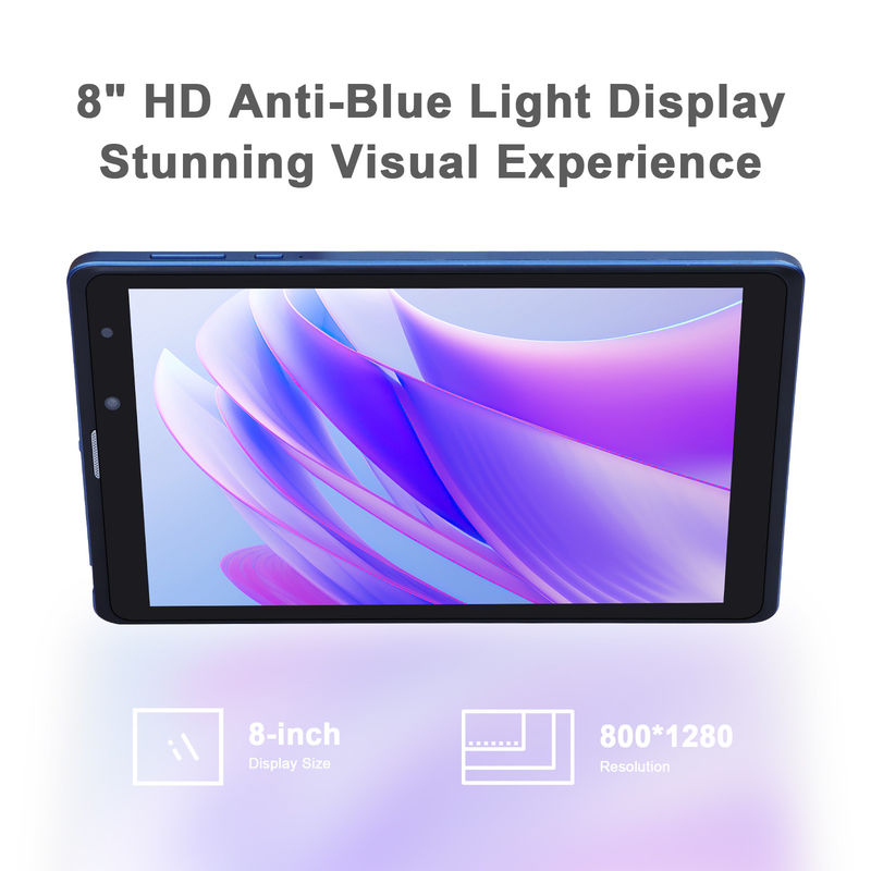 C fikir 8 inç Android Tablet PC Üretici Android 12 Quad Core 8GB + 512GB Depolama IPS HD Ekran CM835 ((mavi)