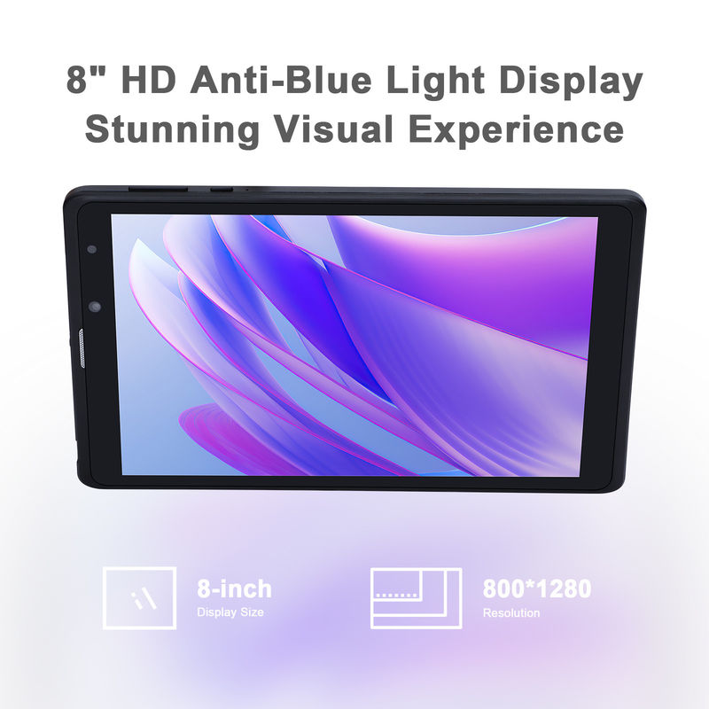 C fikir 8 inç Android Tablet PC Üretici Android 12 Quad Core 8GB + 512GB Depolama IPS HD Ekran CM835 ((siyah)