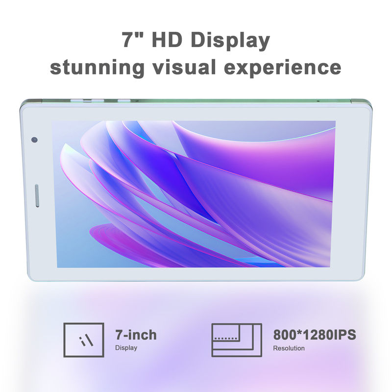 C fikir 7 Inç Android Akıllı Tablet 8+512GB Dört çekirdekli WiFi Tablet HD Dokunmatik Ekran CM513 ((Yeşil)