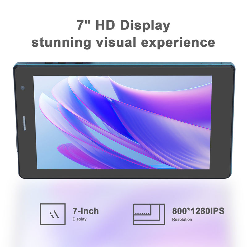 C fikir 7 Inç Android Akıllı Tablet 8+512GB Dört çekirdekli WiFi Tablet HD Dokunmatik Ekran CM513 ((Mavi)