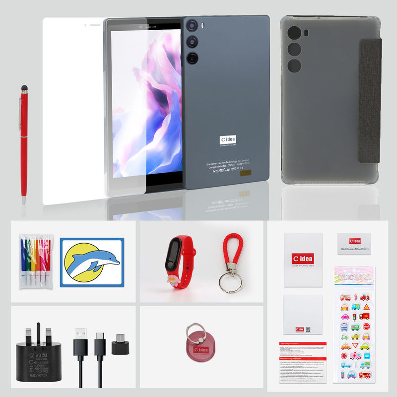C Idea School Tablet 512GB Android 12 SIM Destekli Akıllı Tablet PC CM525 Gri