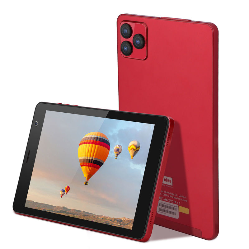 C fikir 1280x800 IPS 8 Inch Android Tablet HD Dokunmatik GPS WiFi Çift Kamera 8000mAh Pil CM813-Kırmızı
