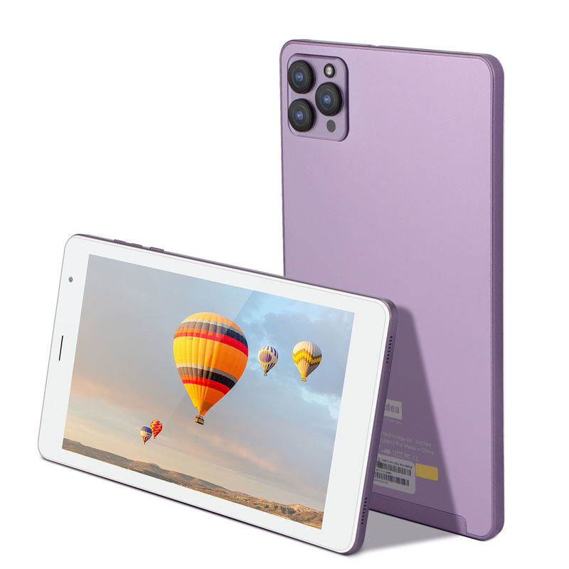 C fikir 6 GB RAM 8in Android Tablet PC 512 GB Android 12 Tablet 1.3GHz IPS HD Ekran Dört çekirdekli İşlemci CM813-Purple