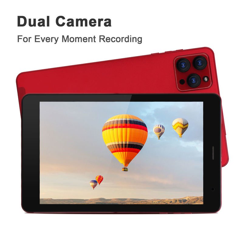 C fikir 1280x800 IPS 8 Inch Android Tablet HD Dokunmatik GPS WiFi Çift Kamera 8000mAh Pil CM813-Kırmızı