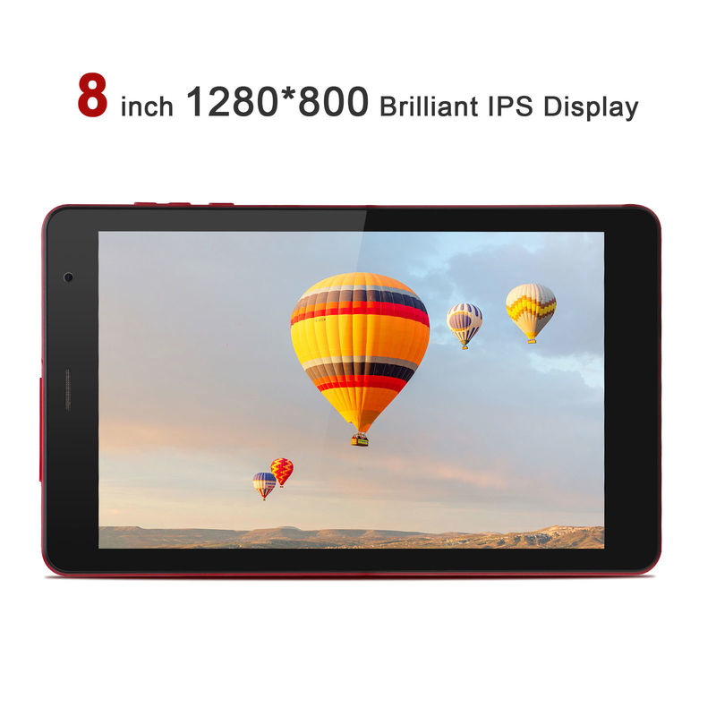 C fikir 1280x800 IPS 8 Inch Android Tablet HD Dokunmatik GPS WiFi Çift Kamera 8000mAh Pil CM813-Kırmızı