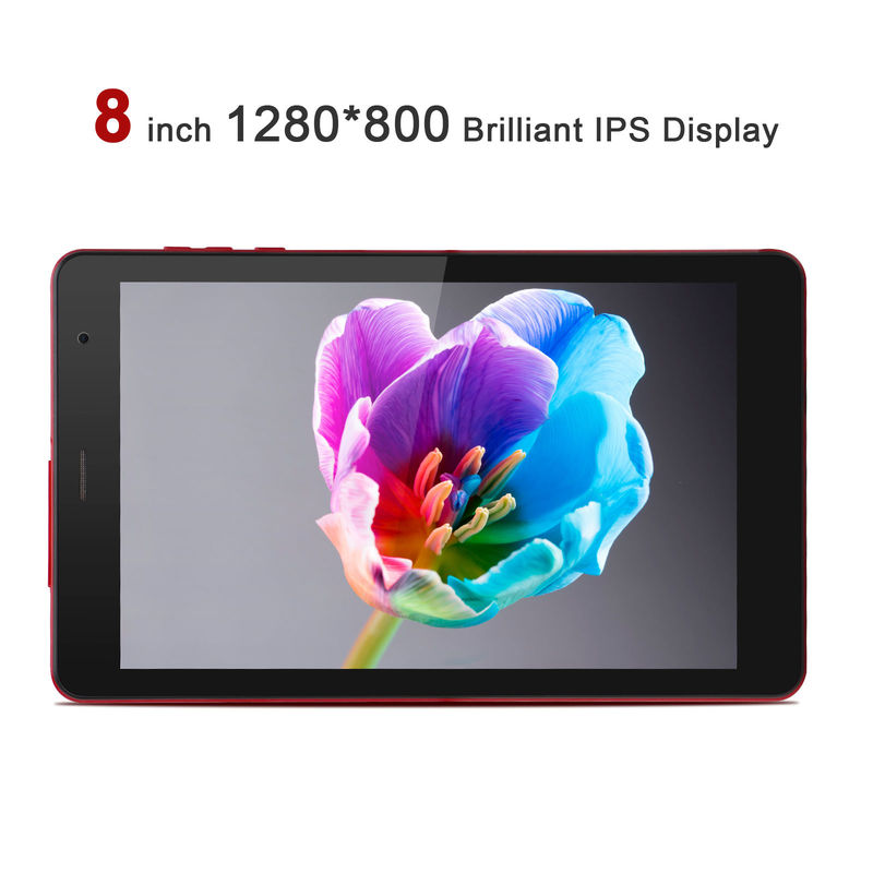 C fikir Android 8 Inch Tablet PC Android 12 Tablet 512GB Depolama Tabletler PC Dört çekirdekli işlemci CM813 kırmızı