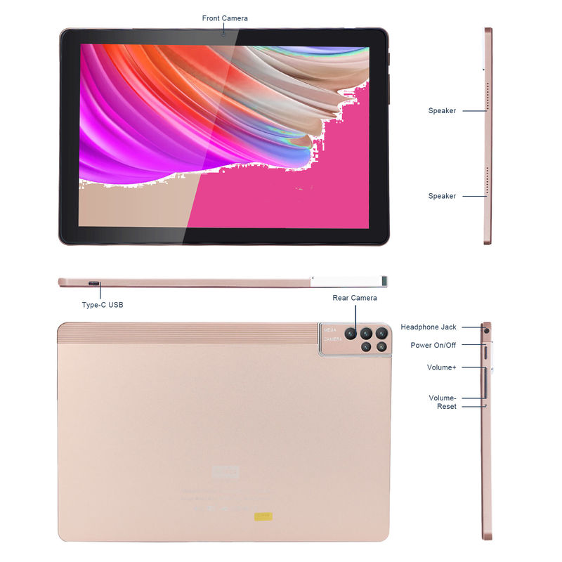 C Idea 10 Inch Tablet PC Android 12 Tablet 6GB RAM 256GB ROM 6000mAh Pil IPS HD Dokunmatik Ekran CM7000PLUS