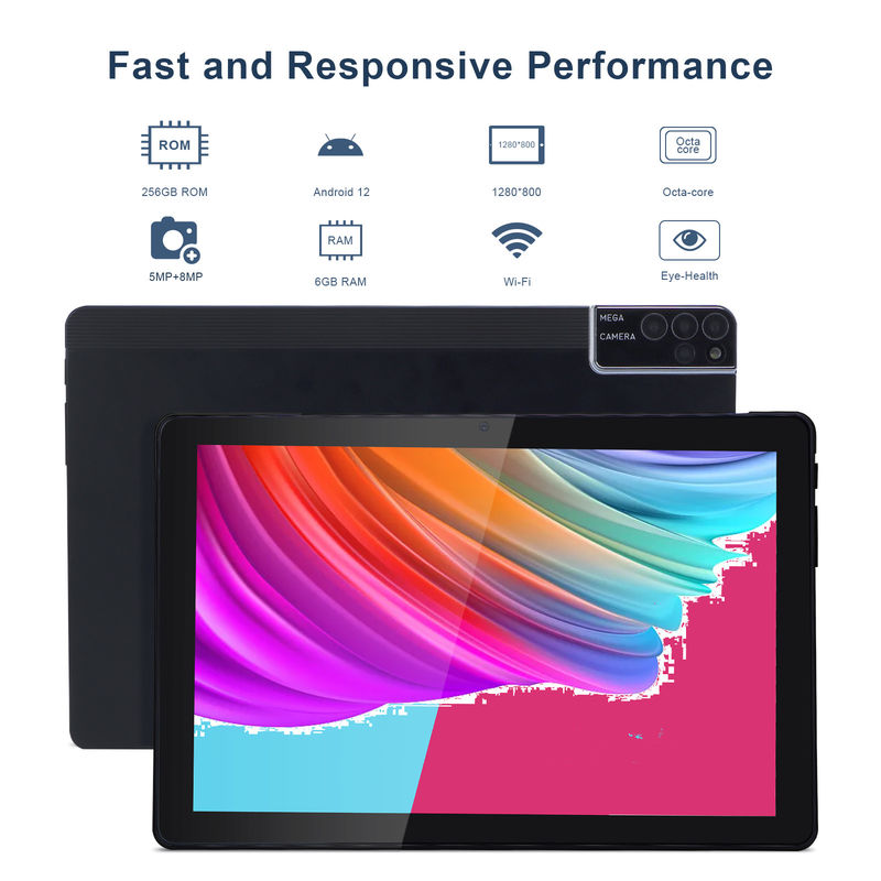 C fikir 800x1280 IPS 10 Inch Tablet PC 256GB ROM Dual Core Dual 5MP+8MP Kamera HD IPS Ekranı CM7000 Siyah