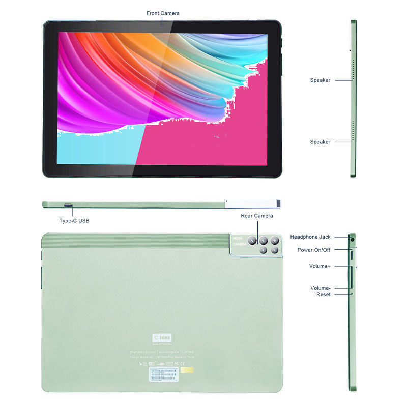 C fikir 6+256GB 800x1280 IPS 10 Inch Tablet PC With Case Quad Core Dual 5MP+8MP Kamera HD IPS Ekran CM7000