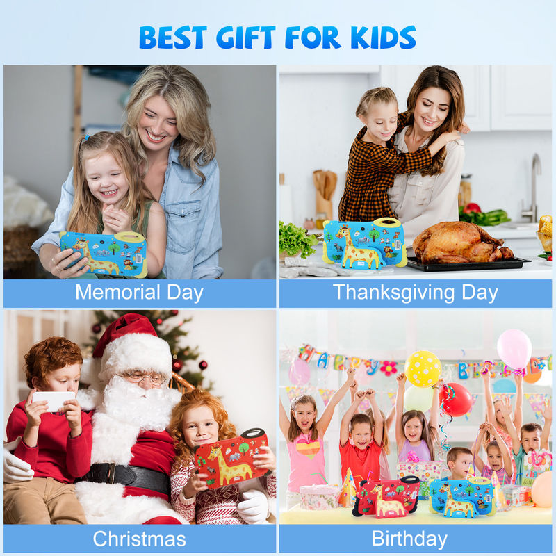 C Idea 7 Inç Android Tablet 3-7 Yaşlılar için 512GB Genişletme Tablet Kidspad Case CM92 ile