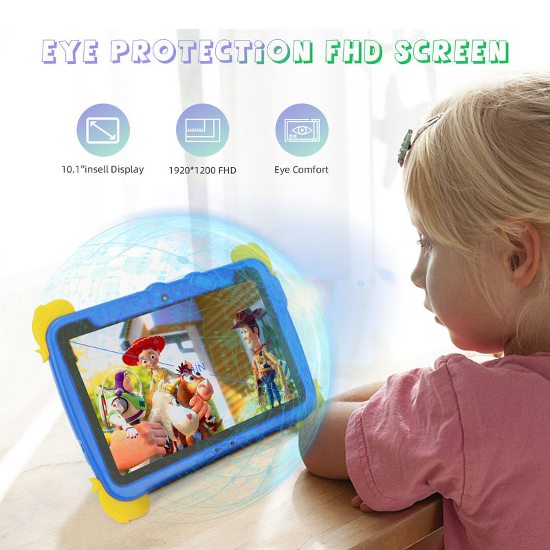 C fikir Çocuk Tab 10.1 inç Android 12 Tablet Çocuk için 4GB RAM 64GB ROM Göz Koruması Dokunmatik Ekran P1150