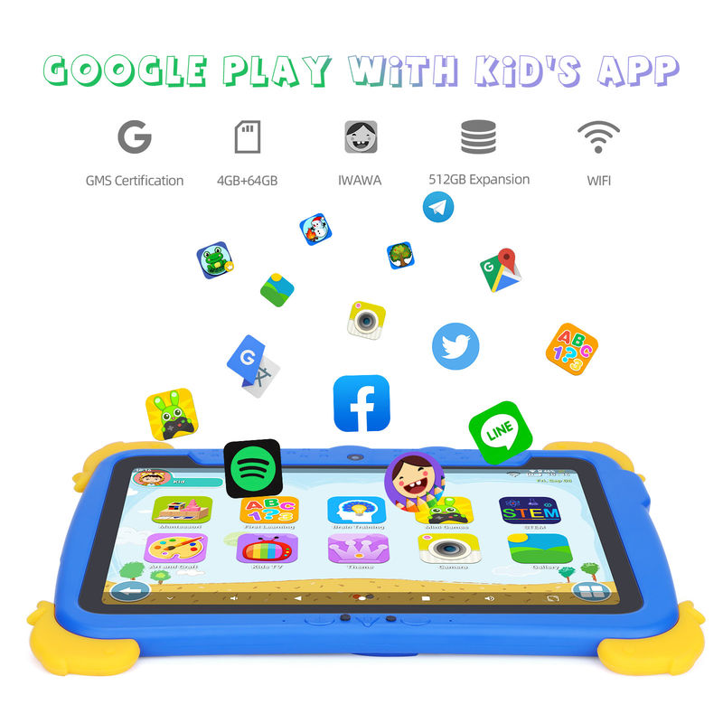 C fikir Çocuk Tab 10.1 inç Android 12 Tablet Çocuk için 4GB RAM 64GB ROM Göz Koruması Dokunmatik Ekran P1150