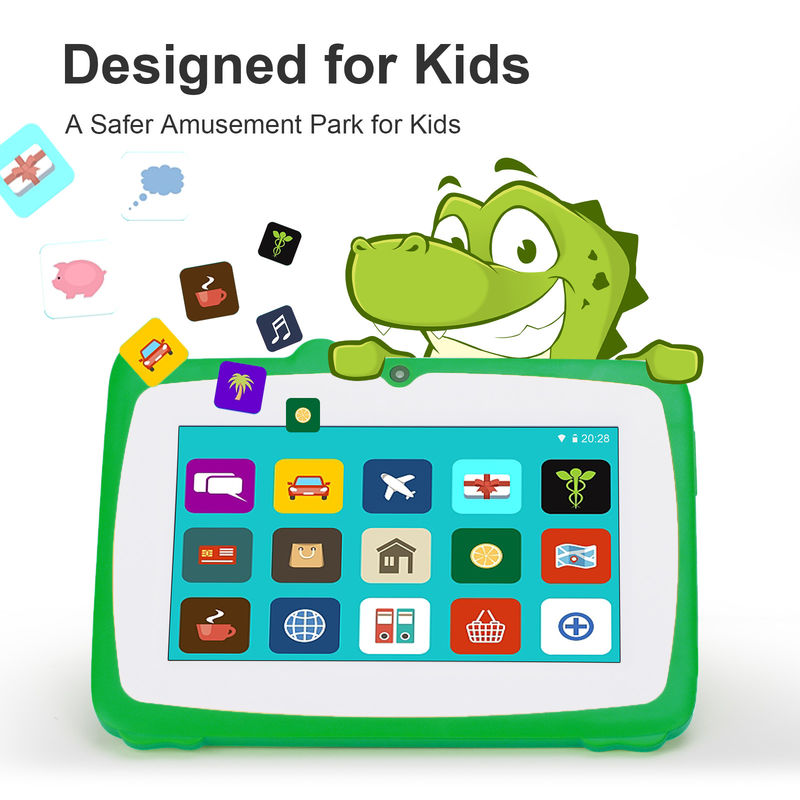 C fikir Yeşil 7'in HD Ekran Android 9 Bebek Tablet Şok geçirmez Kutusuyla 5000mAh Pil CM80 Yeşil