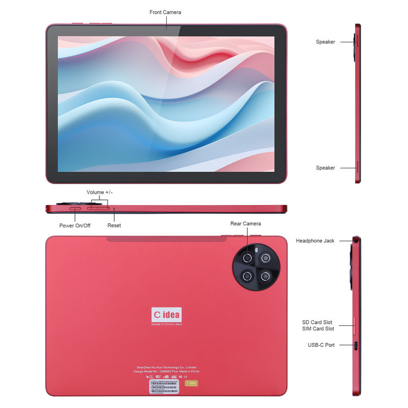 C Idea 10.1 Inch IPS Ekranlı Öğrenciler İçin Akıllı Tablet PC Klavyesi CM8800plus