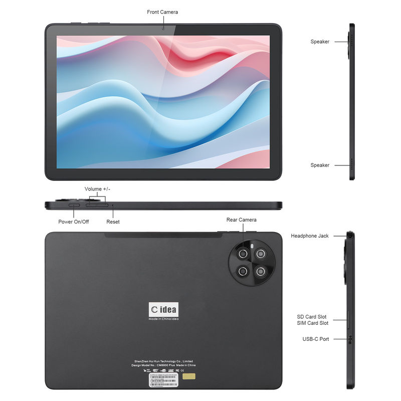 C Idea 8GB RAM 512GB ROM WiFi Android Tablet PC Tablet SIM Destekle CM8800plus