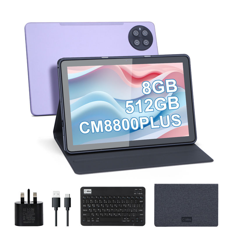 C fikir 8GB RAM 512GB ROM Klavye ve fare CM8800plus ile akıllı tablet PC