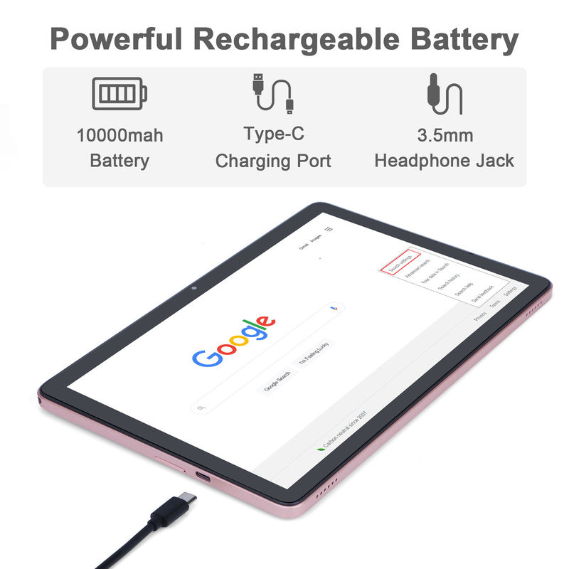 C Idea Android 8GB RAM 512GB ROM 10.1 Inch Tablet ile Klavye Okul için CM8800plus