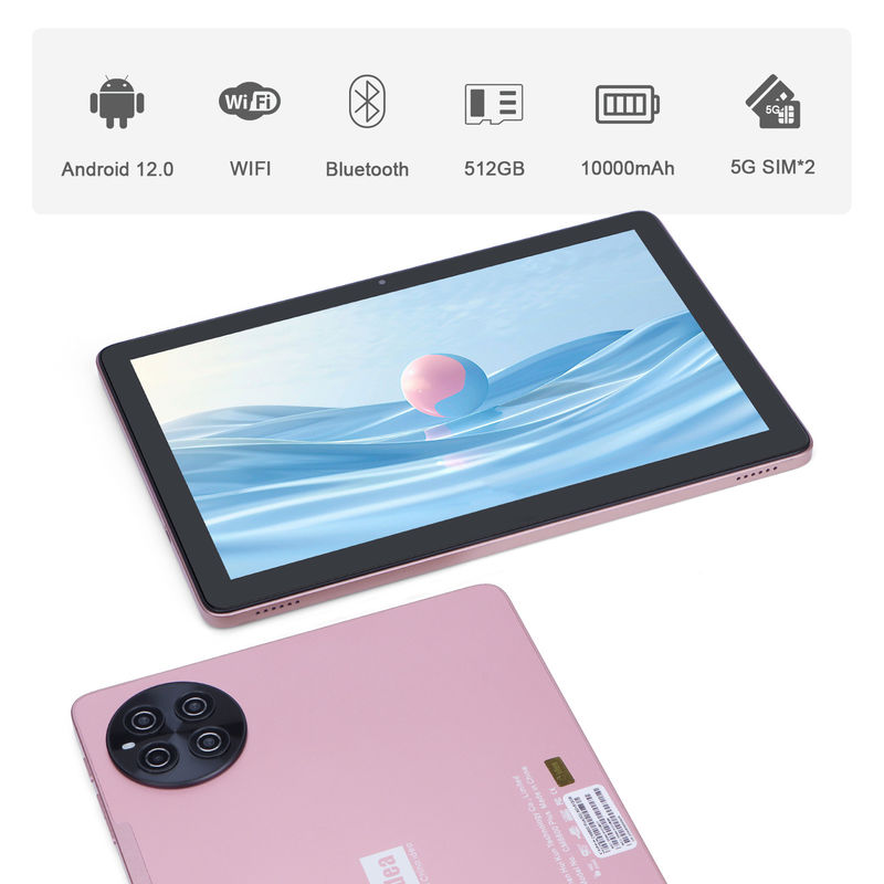C Idea Android 8GB RAM 512GB ROM 10.1 Inch Tablet ile Klavye Okul için CM8800plus